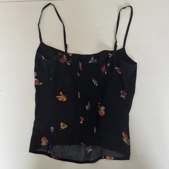 Reformation Black Floral Camisole - Picture 4 of 10